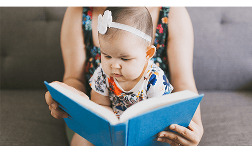 Baby, reading